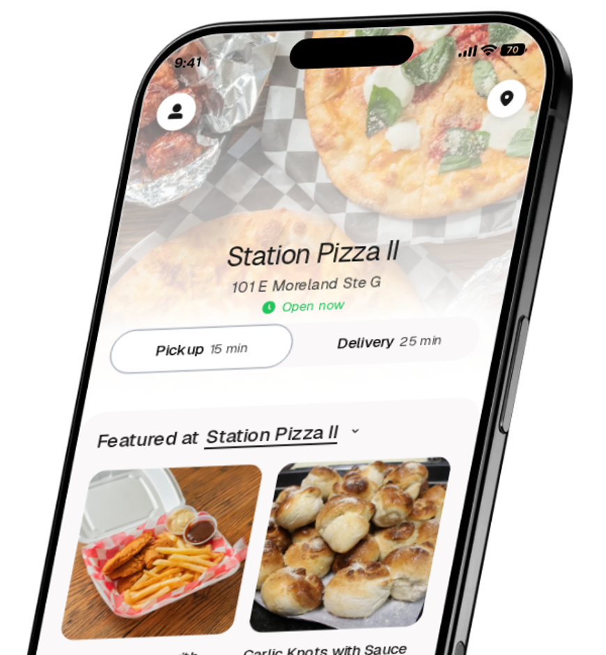 Station Pizza II app preview