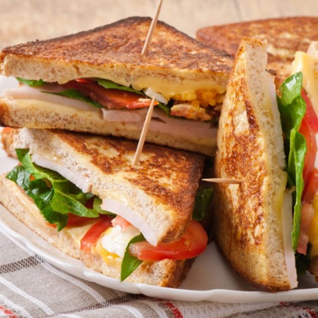 Ham Club Sandwich.