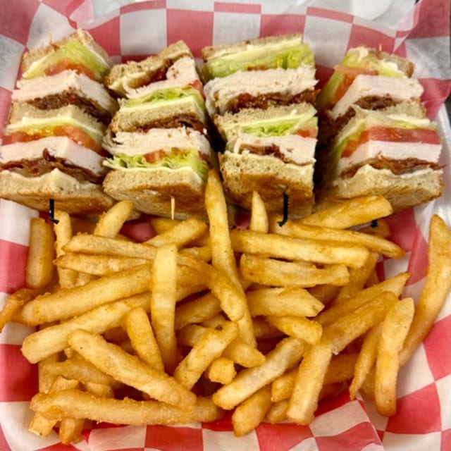 Turkey Club Sandwich.