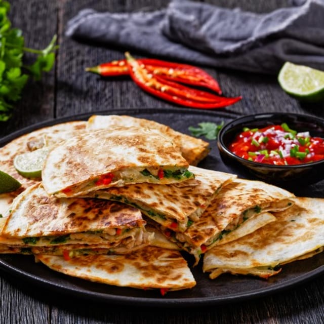 Buffalo Chicken Quesadilla.