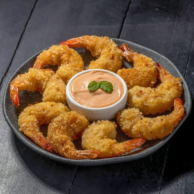 Breaded Shrimp.