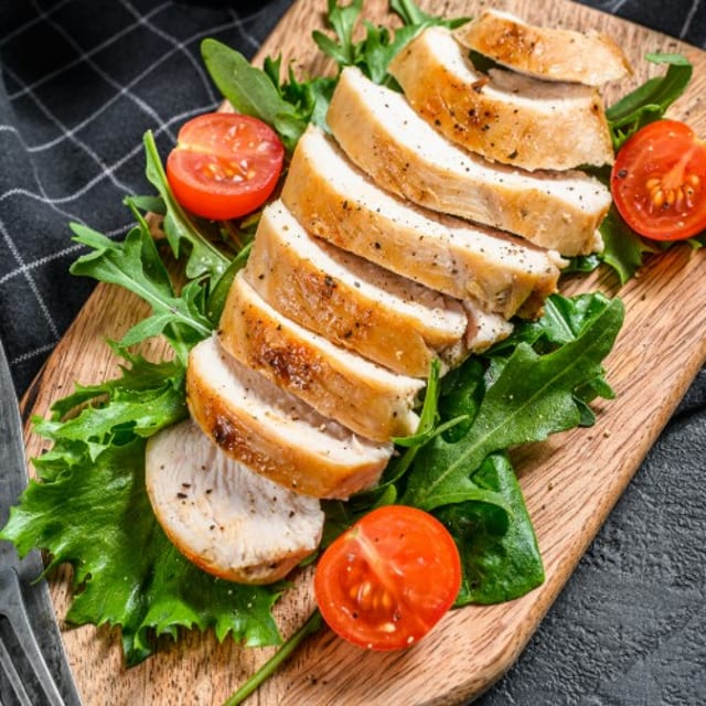 Grilled Chicken & Pasta Salad.