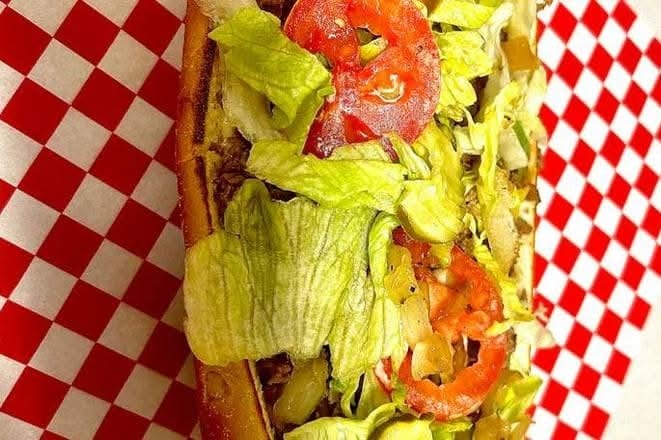 Cheese Steak Hoagie.