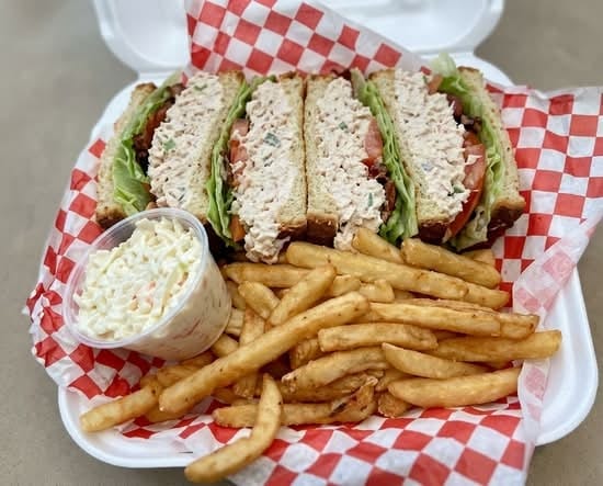 Tuna Club Sandwich.