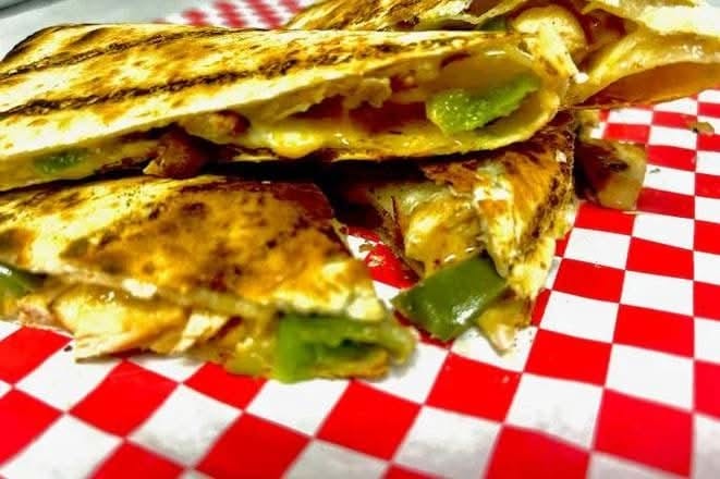 Chicken Fajita Quesadilla.