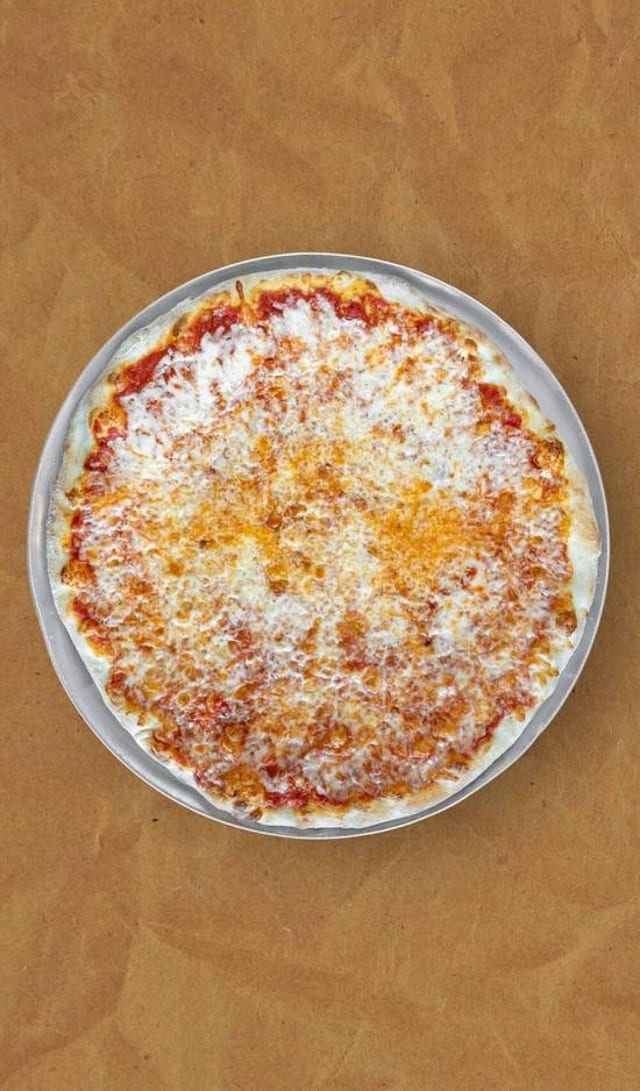 Plain Sicilian Pizza.
