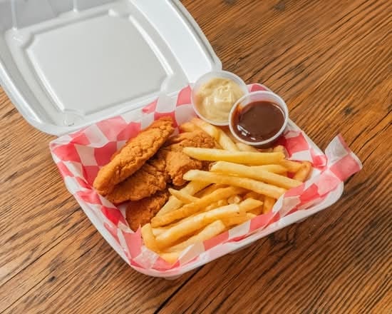 Kid's Chicken Fingers & Fries.