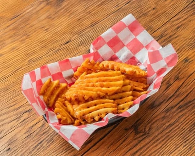 Mixed Cheese Waffle Fries.
